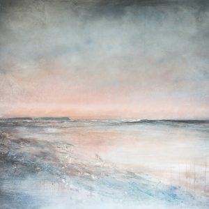 Jurassic Lyme Bay (on galvanised steel) by Julie Oldfield