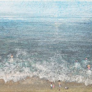 Playing in the Waves by Julie Oldfield