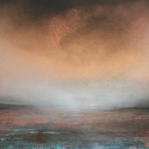 Distant Rays | 1400mm x 700mm | Mixed media on copper sheet
