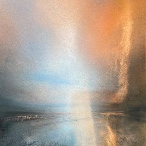Light Stream | 350mm x 700mm | Mixed media on copper